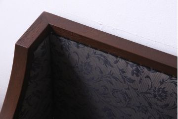 ラフジュ工房オリジナル　ナラ材　アンティークソファを再現した大正ロマン香る2人掛けソファ(1)