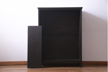 ラフジュ工房オリジナル　古い書院戸を活かした和モダンな脚付き戸棚(組子、収納棚)(1)