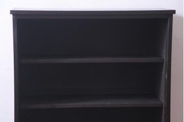 ラフジュ工房オリジナル　古い書院戸を活かした和モダンな脚付き戸棚(組子、収納棚)(2)