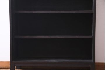 ラフジュ工房オリジナル　古い書院戸を活かした和モダンな脚付き戸棚(組子、収納棚)(2)