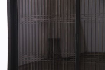 ラフジュ工房オリジナル　古い書院戸を活かした和モダンな脚付き戸棚(組子、収納棚)(2)