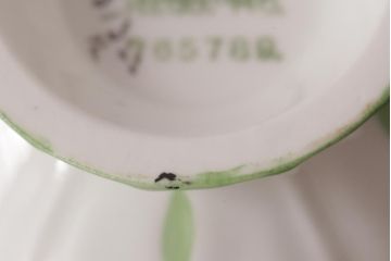 イギリスアンティーク　AYNSLEY(エインズレイ) バタフライ(蝶々)　カップ&ソーサー2客セット(洋食器)