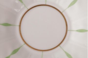 イギリスアンティーク　AYNSLEY(エインズレイ) バタフライ(蝶々)　デミタスカップ&ソーサー2客セット(洋食器)(2)