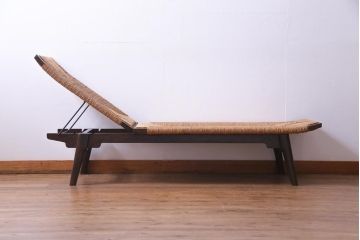 中古　美品　松本民芸家具　柳宗悦氏監修　#512型　ベンチ(長椅子、寝イス、寝椅子)(定価約48万円)(R-034131)