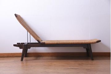 中古　美品　松本民芸家具　柳宗悦氏監修　#512型　ベンチ(長椅子、寝イス、寝椅子)(定価約48万円)(R-034131)