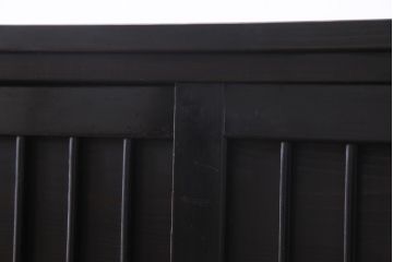 ラフジュ工房オリジナル　透かし彫りが上品な引き戸のリメイク収納棚(戸棚)