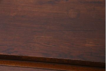 アンティーク家具　和製アンティーク　ナラ材　重厚な佇まいが風格感じるロールトップデスク(片袖机)