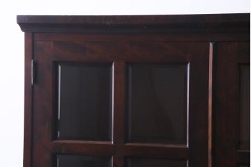 中古美品　北海道民芸家具　飾り棚にもおすすめなブックケース(本箱、収納棚、キャビネット)