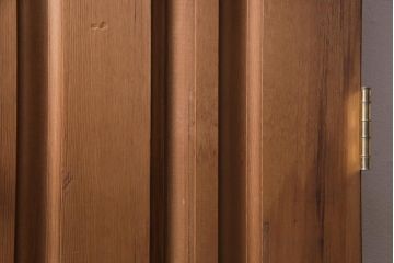 フランスアンティーク　幅狭　ナチュラルな風合いが温かみを感じる木製ガラスドア(木製扉)