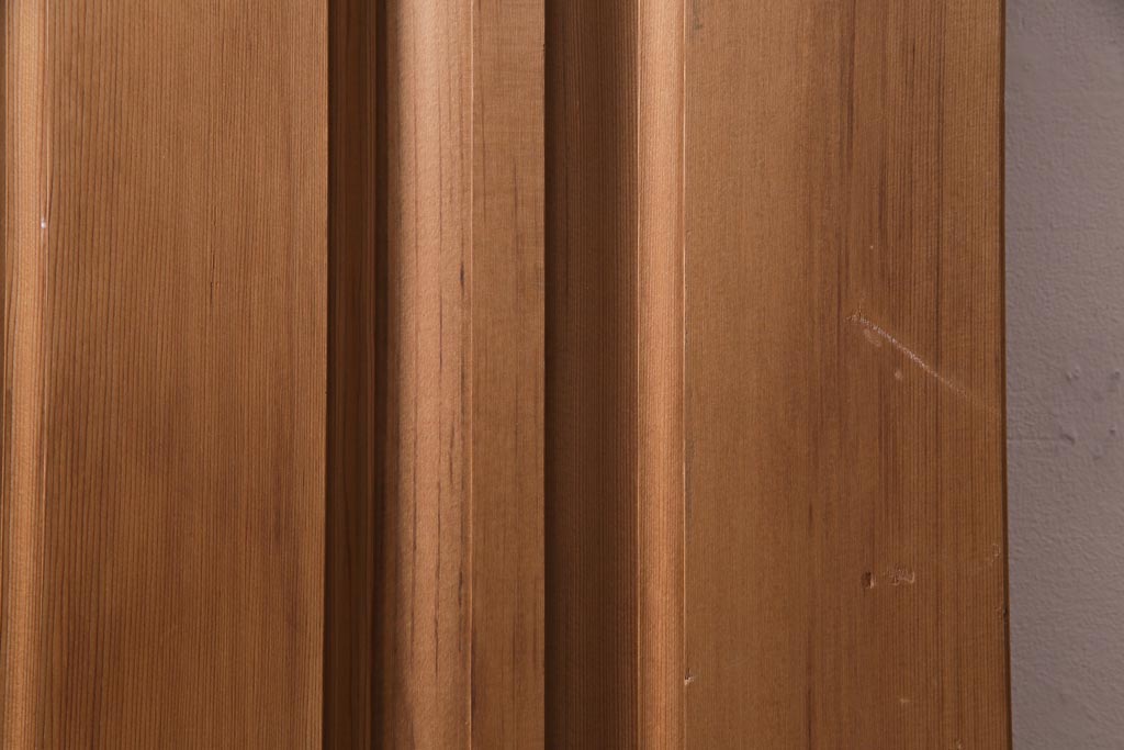 フランスアンティーク　幅狭　ナチュラルな風合いが温かみを感じる木製ガラスドア(木製扉)