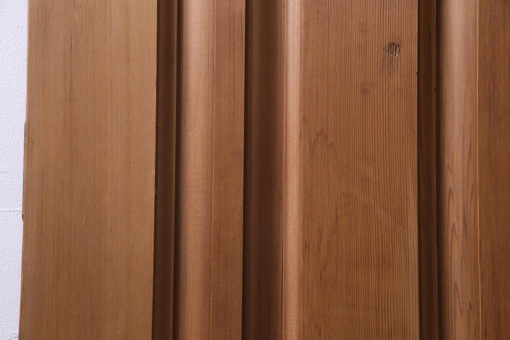 フランスアンティーク　幅狭　ナチュラルな風合いが温かみを感じる木製ガラスドア(木製扉)