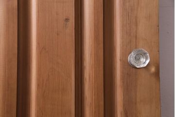 フランスアンティーク　幅狭　ナチュラルな風合いが温かみを感じる木製ガラスドア(木製扉)