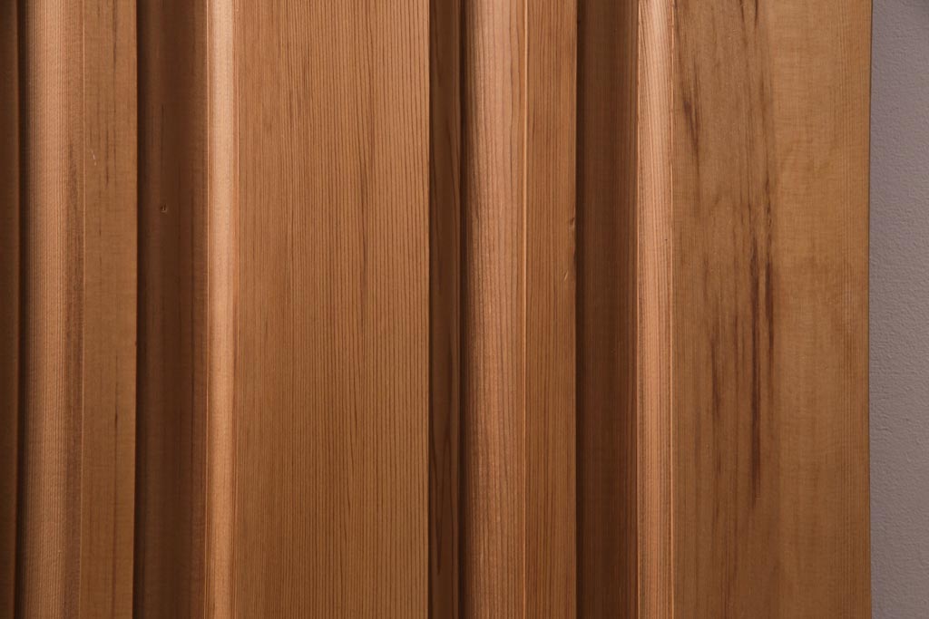 フランスアンティーク　幅狭　ナチュラルな風合いが温かみを感じる木製ガラスドア(木製扉)