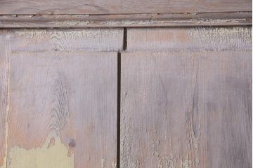 フランスアンティーク　シャビーな風合いがおしゃれなオリジナルペイントの親子ドア(扉、両開き戸、建具)