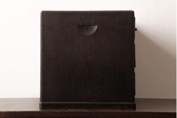 明治大正期　工芸品　総桑材　からくり施された指物家具の小引き出し(小物収納)
