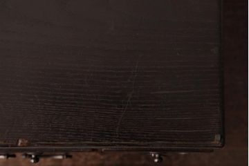 明治大正期　工芸品　総桑材　からくり施された指物家具の小引き出し(小物収納)