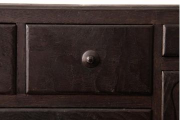 明治大正期　工芸品　総桑材　からくり施された指物家具の小引き出し(小物収納)