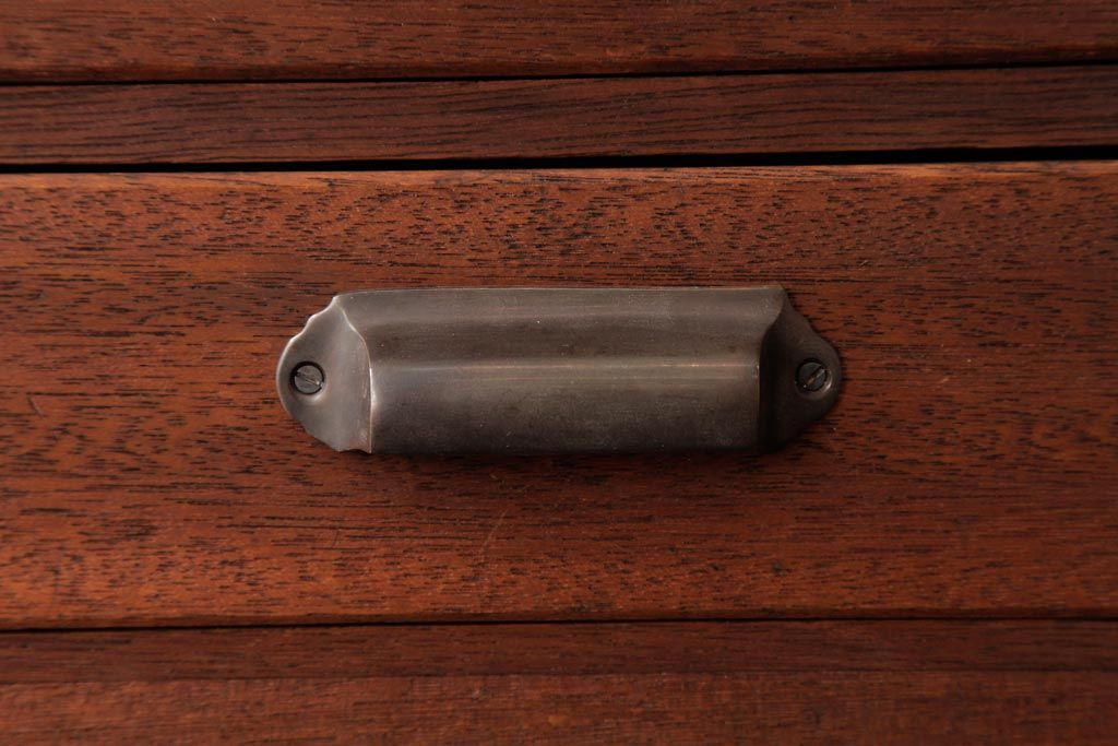 レトロ家具　和製アンティーク　昭和初期　木の温かみ感じるレトロな小引き出し(小物収納)