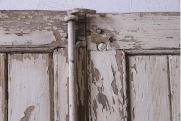 ジャンク品　フランスアンティーク　シャビーシックな空間におすすめな2枚扉(両開き戸、建具)
