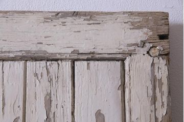 ジャンク品　フランスアンティーク　シャビーシックな空間におすすめな2枚扉(両開き戸、建具)