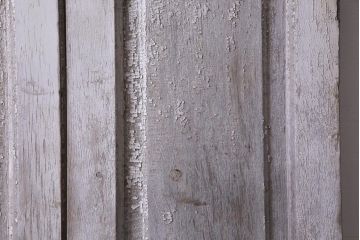 フランスアンティーク　シャビーな美しさが漂うペイントドア一対(木製扉、親子ドア、ディスプレイ)