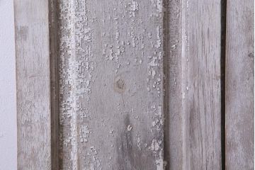 フランスアンティーク　シャビーな美しさが漂うペイントドア一対(木製扉、親子ドア、ディスプレイ)