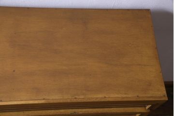 レトロ家具　昭和レトロ　古い木の味わいが魅力的な糸ケース(引き出し、小物収納)(1)