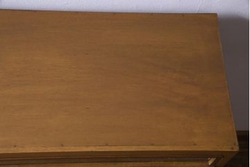 レトロ家具　昭和レトロ　古い木の味わいが魅力的な糸ケース(引き出し、小物収納)(2)