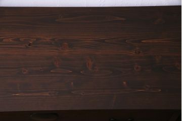 ラフジュ工房オリジナル　リメイク家具　箪笥の引き出しを活用したローボード(チェスト、テレビボード、収納棚)(1)