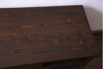 ラフジュ工房オリジナル　リメイク家具　箪笥の引き出しを活用したローボード(チェスト、テレビボード、収納棚)(1)