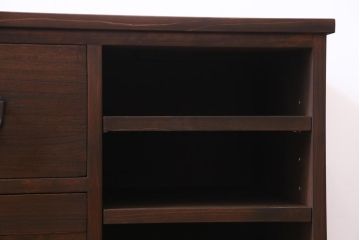 ラフジュ工房オリジナル　リメイク家具　箪笥の引き出しを活用したローボード(チェスト、テレビボード、収納棚)(1)
