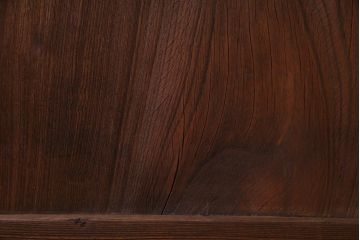 和製アンティーク　総ケヤキ材　ダイナミックな杢目を堪能できる木製戸(蔵戸、建具、玄関戸)(2)