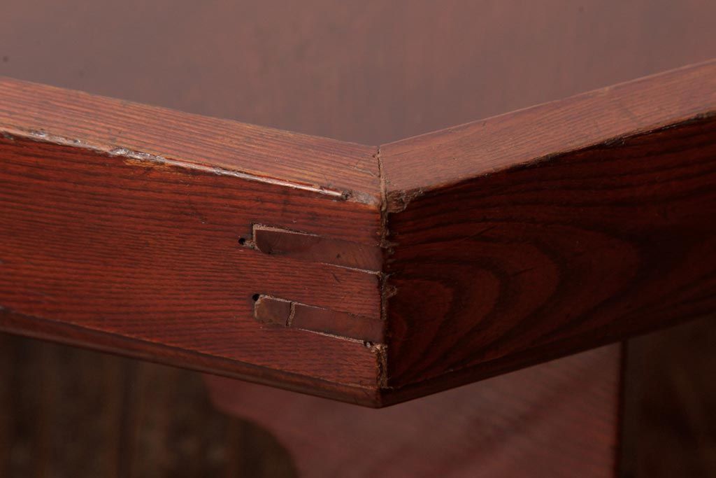 花台　欅一刀彫り　脚付き膳　お盆 公式】アンティーク家具ラフジュ工房商品詳細ページ古民具 総