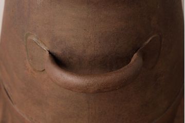 アンティーク雑貨　昭和期　レトロシャビーな雰囲気がお洒落なミルク缶(牛乳缶、ディスプレイ)