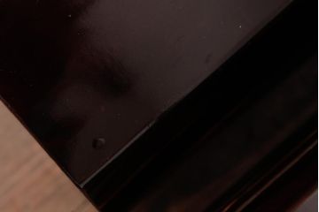 アンティーク雑貨　和製アンティーク　箱付き　漆塗り　わびさびを感じる竹模様の火鉢2個セット