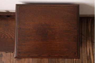 アンティーク家具　大正期　栓材　資料の整理にうってつけ!木の温もり溢れる書類棚(収納棚)