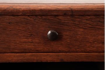 アンティーク家具　大正期　栓材　資料の整理にうってつけ!木の温もり溢れる書類棚(収納棚)