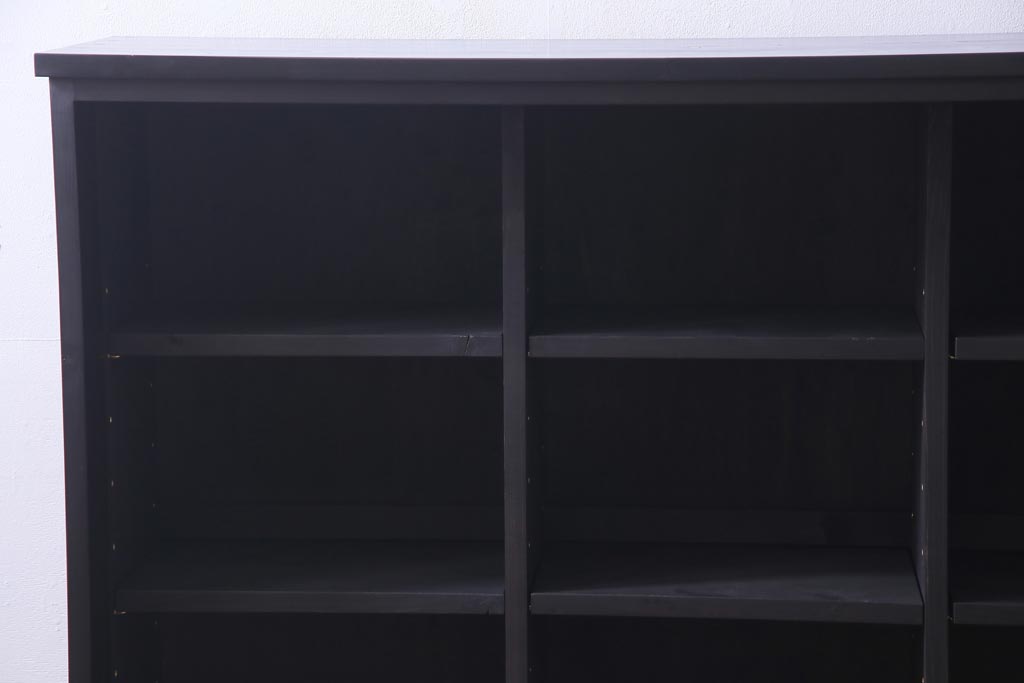 ラフジュ工房オリジナル　組子がおしゃれな障子戸を活用したリメイク戸棚(収納棚)