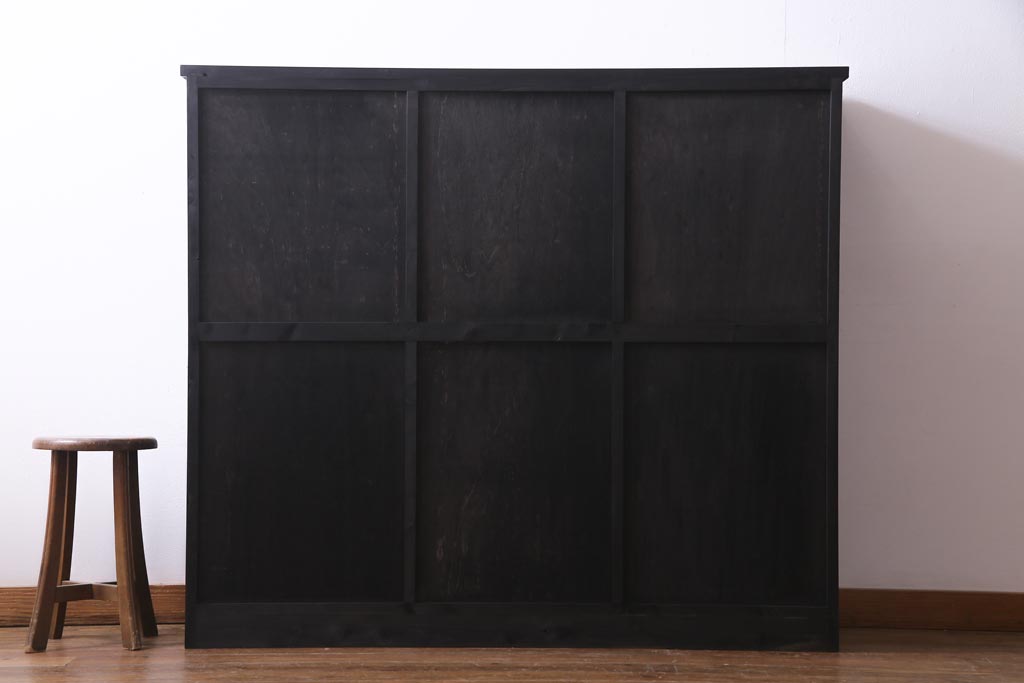 ラフジュ工房オリジナル　組子がおしゃれな障子戸を活用したリメイク戸棚(収納棚)