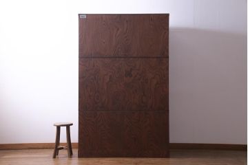 中古　伝統工芸　岩谷堂箪笥　漆塗り　和の雰囲気を盛り上げる特注の名工整理タンス(衣装箪笥)