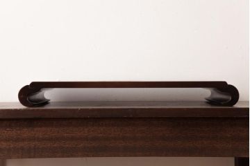 アンティーク雑貨　中古　伝統工芸　日光彫り　上品な雰囲気を醸し出すデザインの花台(飾り台)