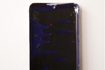 アンティーク雑貨　昭和レトロ　デッドストック品　ダイヤ焼酎　味わいのあるホーロー看板(企業看板)(2)