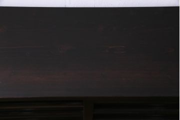 ラフジュ工房オリジナル　リメイク家具　明治期の建具を利用したシンプルな収納棚(リビングボード、戸棚)