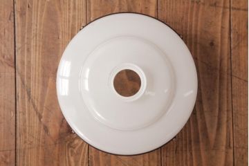 昭和期　花のモチーフが可愛らしいレトロなペンダントライト(天井照明、シェード)(2)