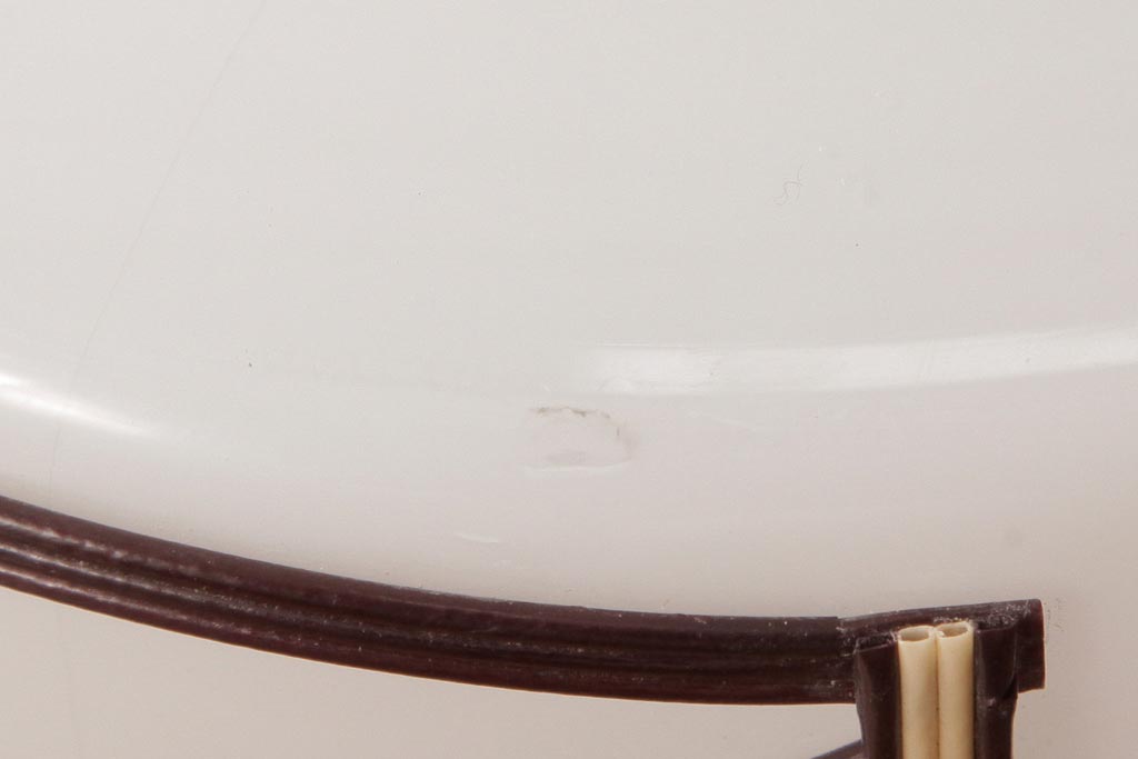 昭和期　花のモチーフが可愛らしいレトロなペンダントライト(天井照明、シェード)(2)