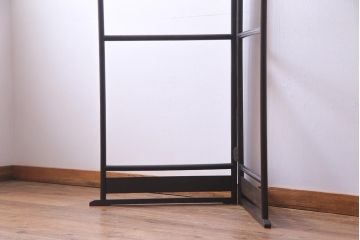 アンティーク雑貨　和製アンティーク　桑材の木味が魅力的な二つ折り衣桁