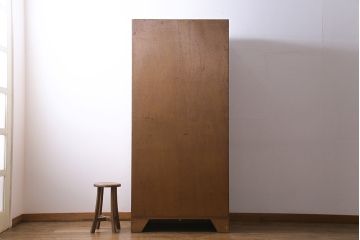 ヴィンテージ家具　イギリスビンテージ　レトロな風合いが温かみを感じるシャツケース(引き出し、収納棚)