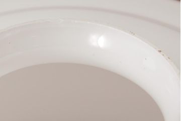 昭和レトロ　戦前　シンプルな乳白ガラスのペンダントライト(吊り下げ照明、天井照明)