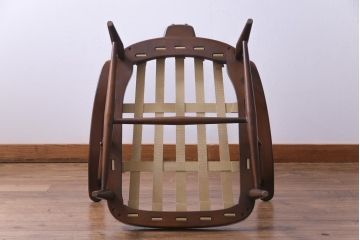 ヴィンテージ家具　イギリスビンテージ　ERCOL(アーコール)　ゆったりと座れる憩いのイージーチェア(ラウンジチェア、一人掛けソファ)(1)