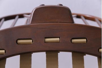 ヴィンテージ家具　イギリスビンテージ　ERCOL(アーコール)　ゆったりと座れる憩いのイージーチェア(ラウンジチェア、一人掛けソファ)(1)
